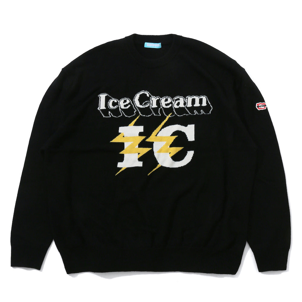 画像をギャラリービューアに読み込む, KNIT SWEATER WITH BADGE
