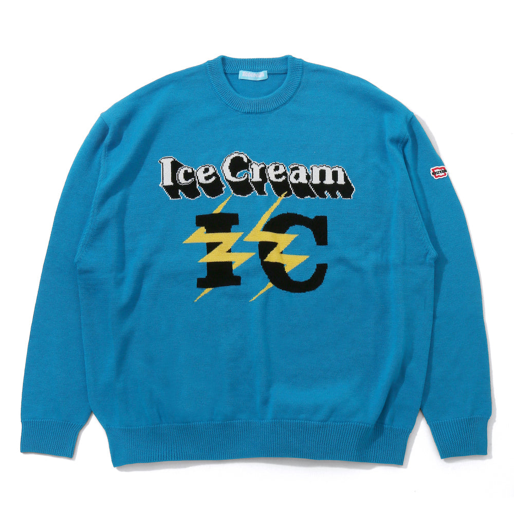 画像をギャラリービューアに読み込む, KNIT SWEATER WITH BADGE
