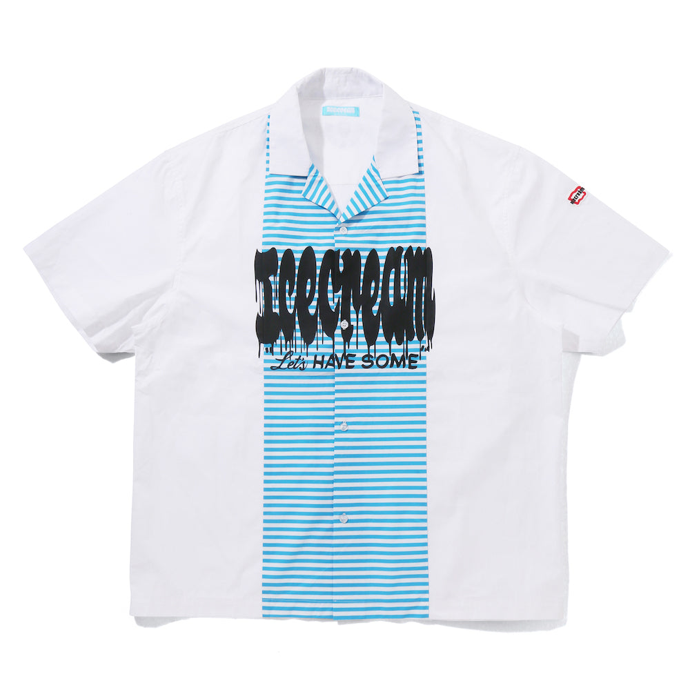 Load image into Gallery viewer, STRIPE SWITCHING SHIRT S/S
