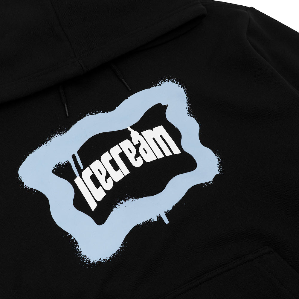 FORTYFOUR ice & techno embroidery hoodie